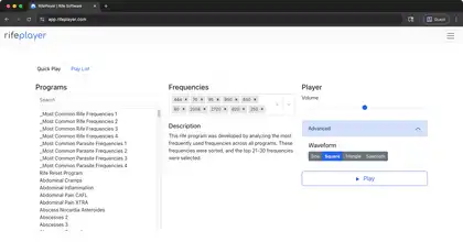 RifePlayer Interface